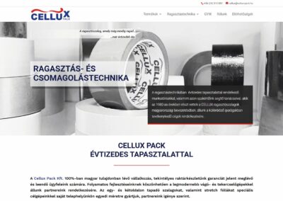 cellux-pack.hu ragasztástechnikai weboldal